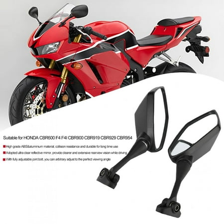 2PCS Motorcycle Modified Racing Rearview Mirror Reflective Side Mirrorsor for HONDA CBR600 CBR900 Rearview Mirror 2PCS Motorcycle Modified Racing Rearview Mirror Reflective Side Mirrorsor for HONDA CBR600 CBR900 Rearview Mirror